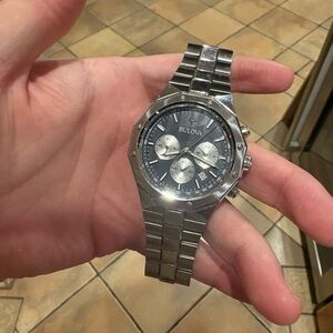 Bulova Men's Prestige Classic Chronograph grey dial 96B459